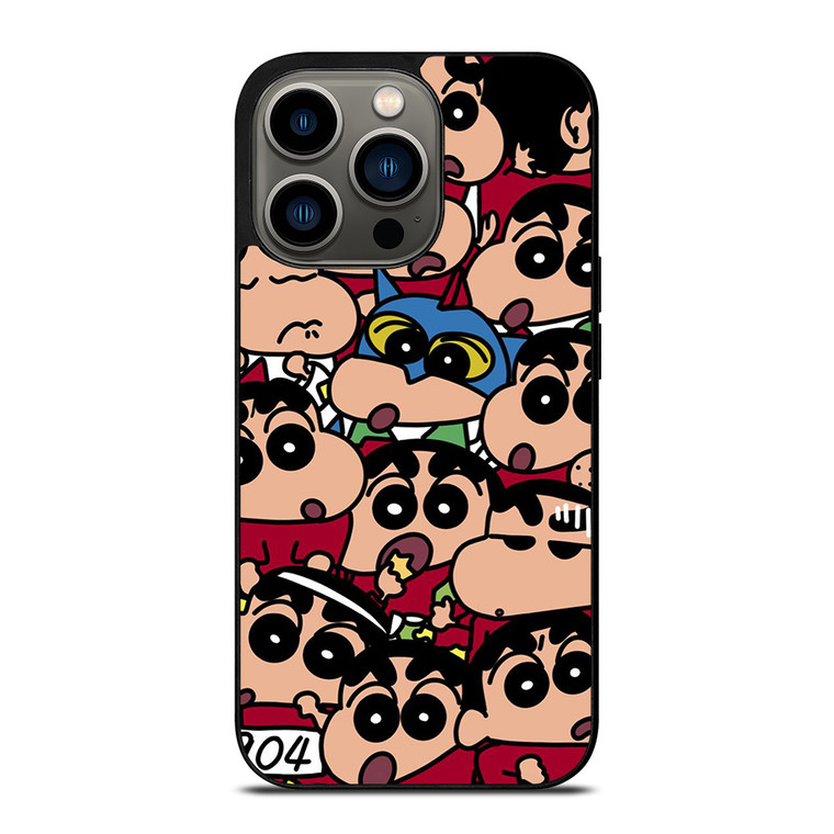 SHINCHAN CARTOON COLLAGE iPhone 13 Pro Case Cover