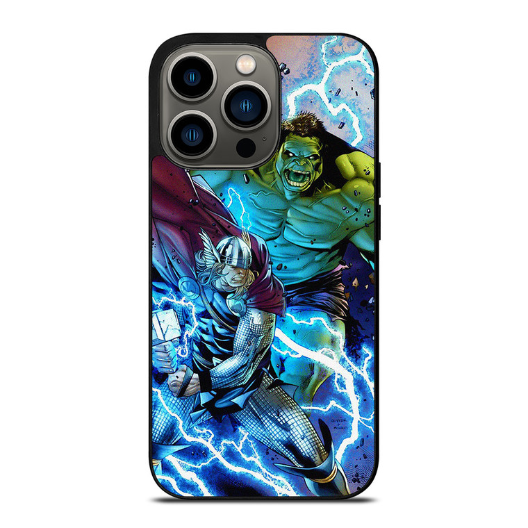 THOR VS HULK MARVEL CARTOON iPhone 13 Pro Case Cover