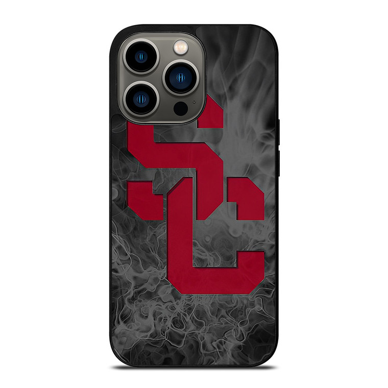 USC TROJANS FOOTBALL SMOKED LOGO iPhone 13 Pro Case Cover USC TROJANS FOOTBALL SMOKED LOGO iPhone 13 Pro Case Cover