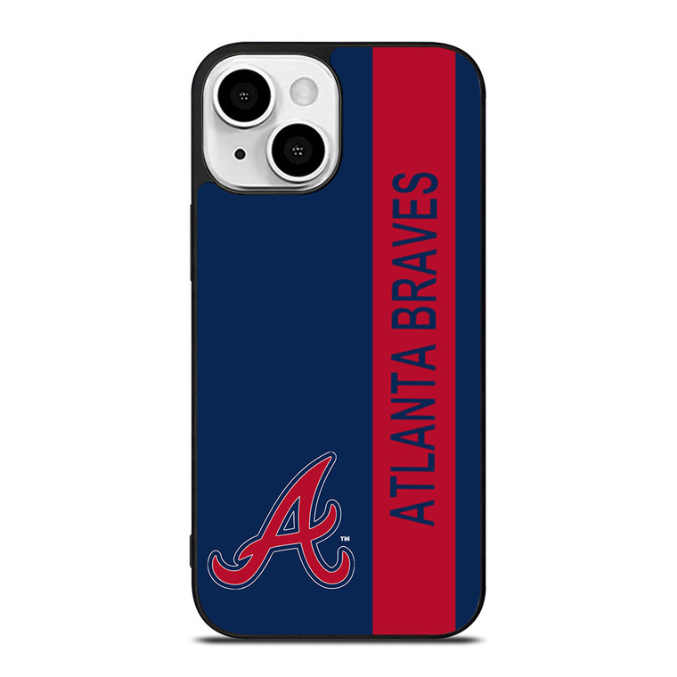 ATLANTA BRAVES BASEBALL STRIPE SYMBOL iPhone 13 Mini Case Cover