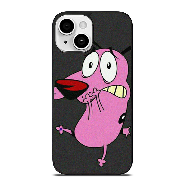 COURAGE THE COWARDLY DOG PINK iPhone 13 Mini Case Cover