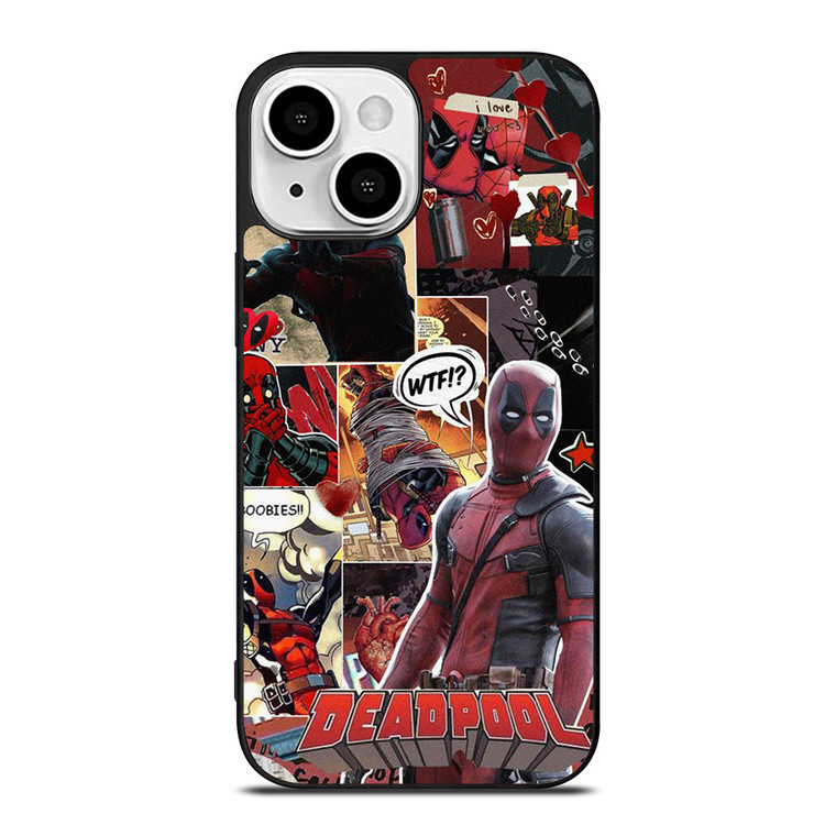 DEADPOOL SUPERHERO COLLAGE iPhone 13 Mini Case Cover