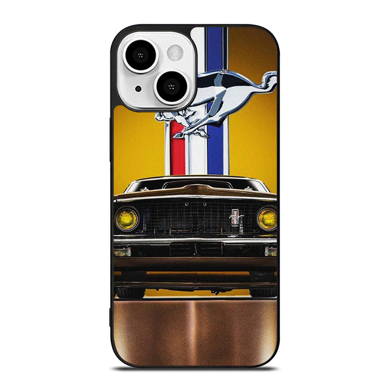 FORD MUSTANG GT GOLD EMBLEM iPhone 13 Mini Case Cover