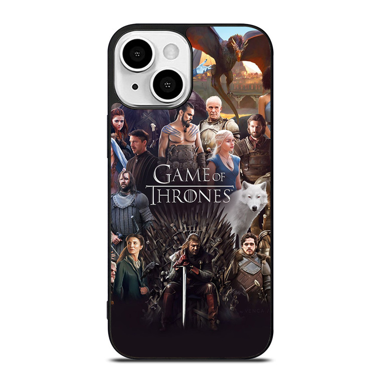 GAME OF THRONES CARTOON CHARACTERS iPhone 13 Mini Case Cover