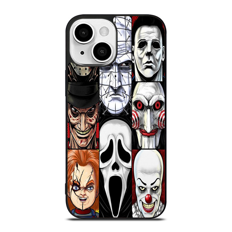 HORROR MOVIES CHARACTERS COLLAGE 2 iPhone 13 Mini Case Cover