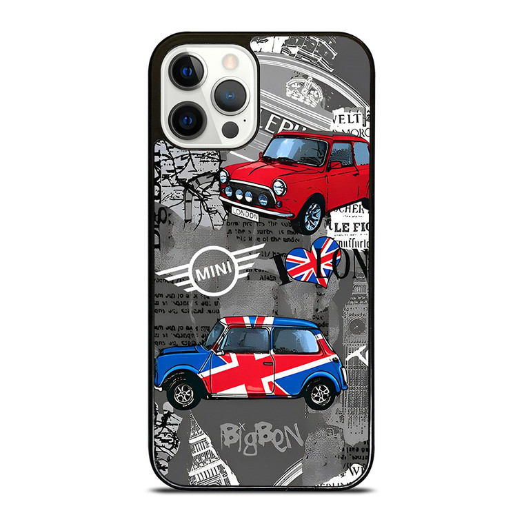 MINI COOPER LONDON COLLAGE  iPhone 12 Pro Case Cover