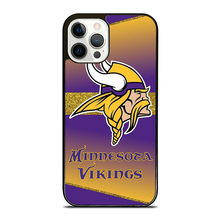 MINNESOTA VIKINGS GLITTER LOGO  iPhone 12 Pro Case Cover