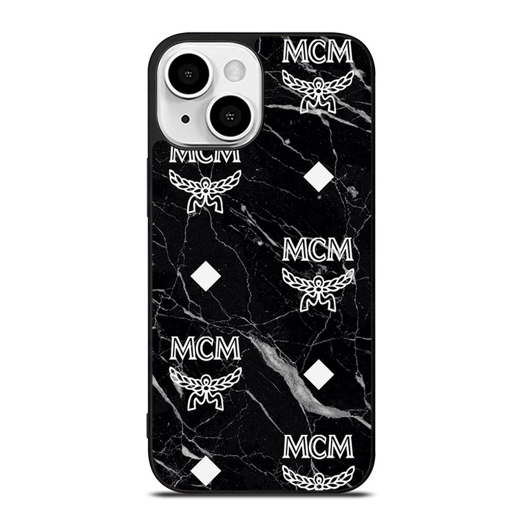 MCM WORLDWIDE MARBLE TEXTURE iPhone 13 Mini Case Cover