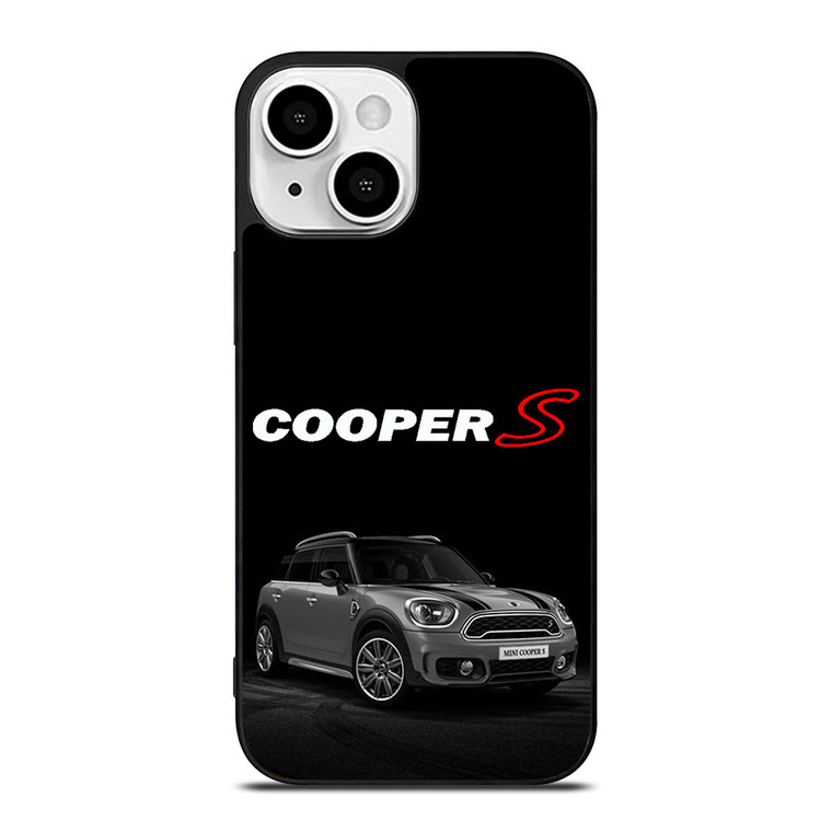 MINI COOPER S BLACK LOGO iPhone 13 Mini Case Cover MINI COOPER S BLACK LOGO iPhone 13 Mini Case Cover