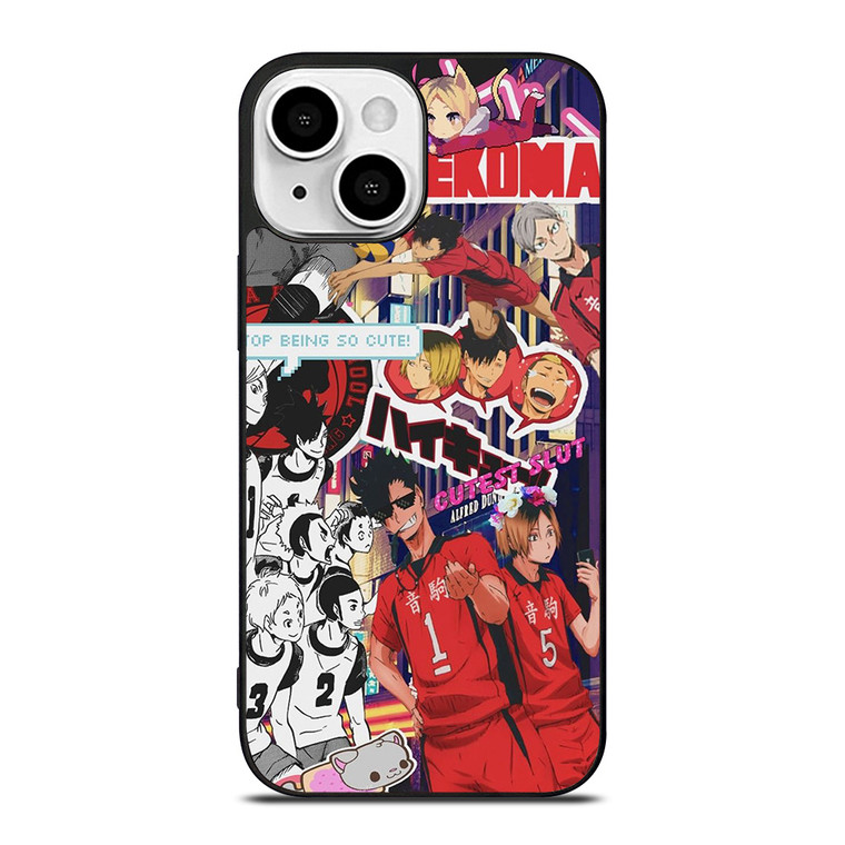 NEKOMA HIGH HAIKYUU COLLAGE iPhone 13 Mini Case Cover NEKOMA HIGH HAIKYUU COLLAGE iPhone 13 Mini Case Cover