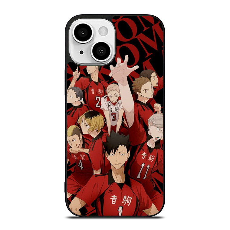 NEKOMA HIGH HAIKYUU VOLLEYBALL TEAM iPhone 13 Mini Case Cover NEKOMA HIGH HAIKYUU VOLLEYBALL TEAM iPhone 13 Mini Case Cover