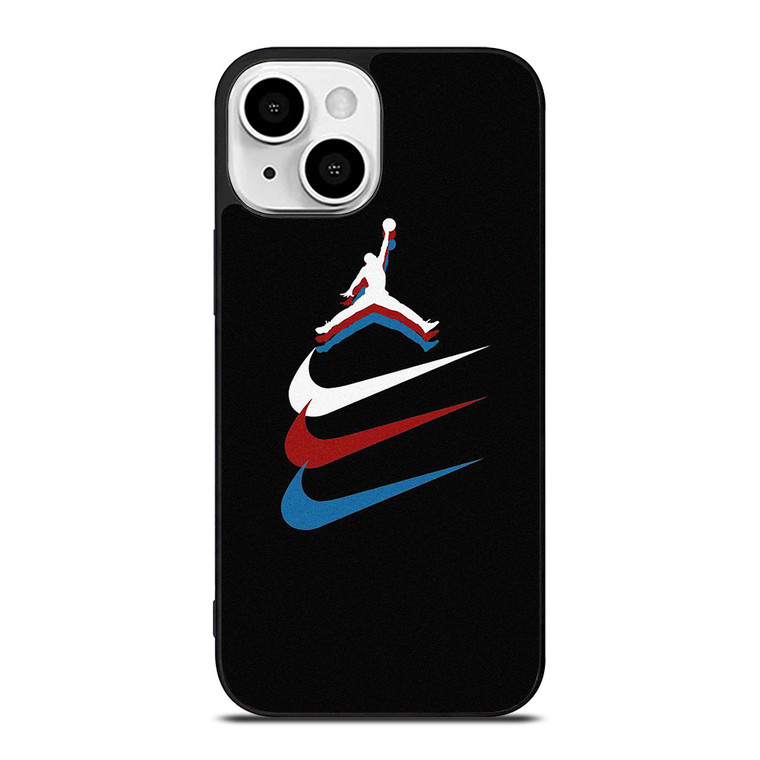 NIKE AIR JORDAN TRIPLE LOGO iPhone 13 Mini Case Cover NIKE AIR JORDAN TRIPLE LOGO iPhone 13 Mini Case Cover