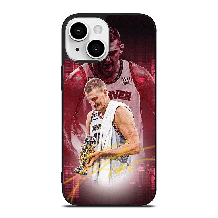 NIKOLA JOKIC DENVER NUGGETS CHAMPIONS iPhone 13 Mini Case Cover NIKOLA JOKIC DENVER NUGGETS CHAMPIONS iPhone 13 Mini Case Cover