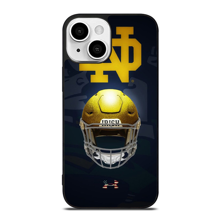 NOTRE DAME FIGHTING IRISH HELMET UNDER ARMOUR iPhone 13 Mini Case Cover