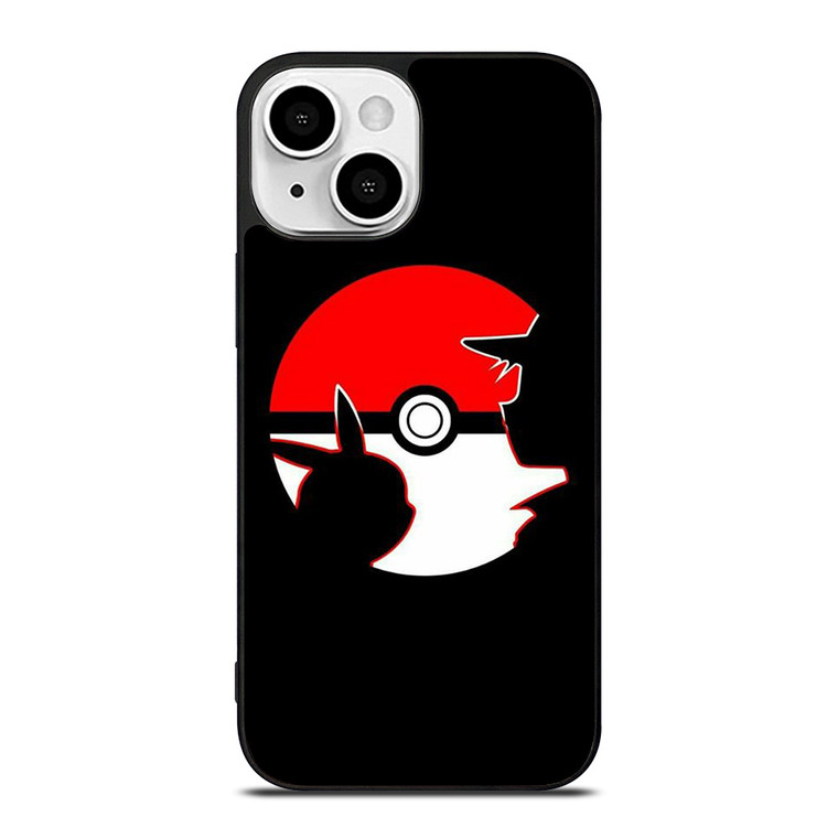 POKEMON BALL PIKACHU ASH KETCHUM iPhone 13 Mini Case Cover