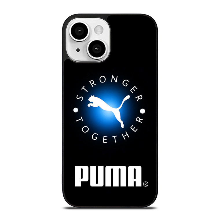 PUMA STRONGER TOGETHER LOGO iPhone 13 Mini Case Cover