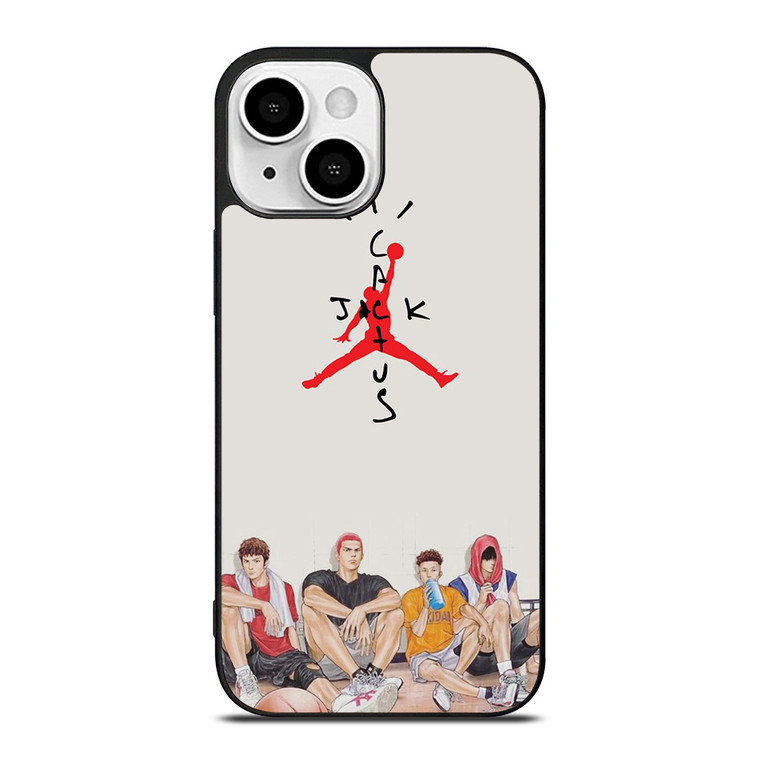 SLAM DUNK AIR JORDAN CACTUS JACK iPhone 13 Mini Case Cover
