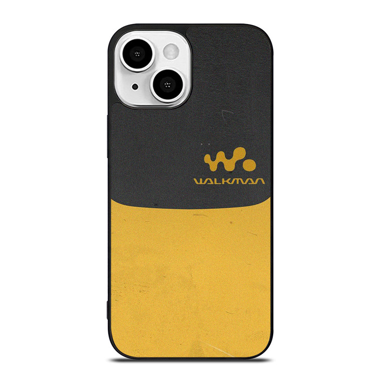 SONY WALKMAN LEATHER iPhone 13 Mini Case Cover