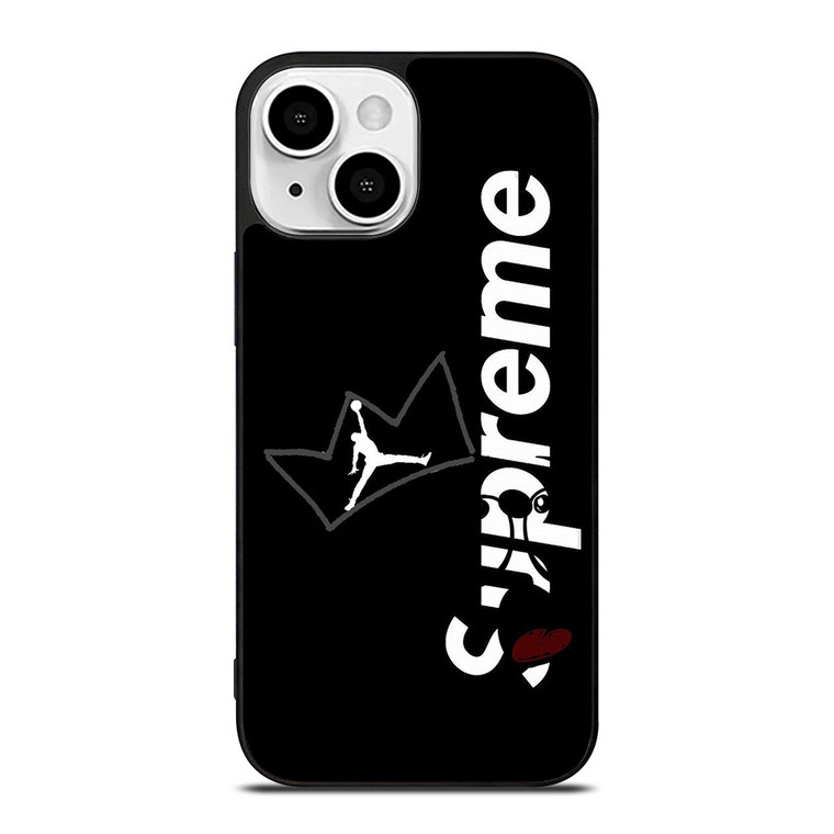 SUPREME AIR JORDAN CROWN iPhone 13 Mini Case Cover SUPREME AIR JORDAN CROWN iPhone 13 Mini Case Cover