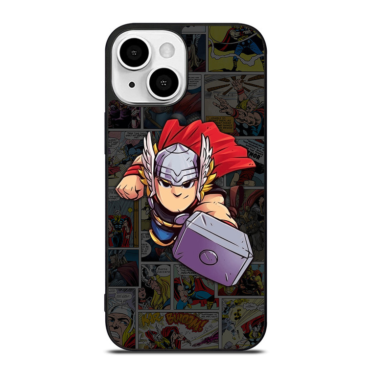 THOR MARVEL COMIC CUTE iPhone 13 Mini Case Cover