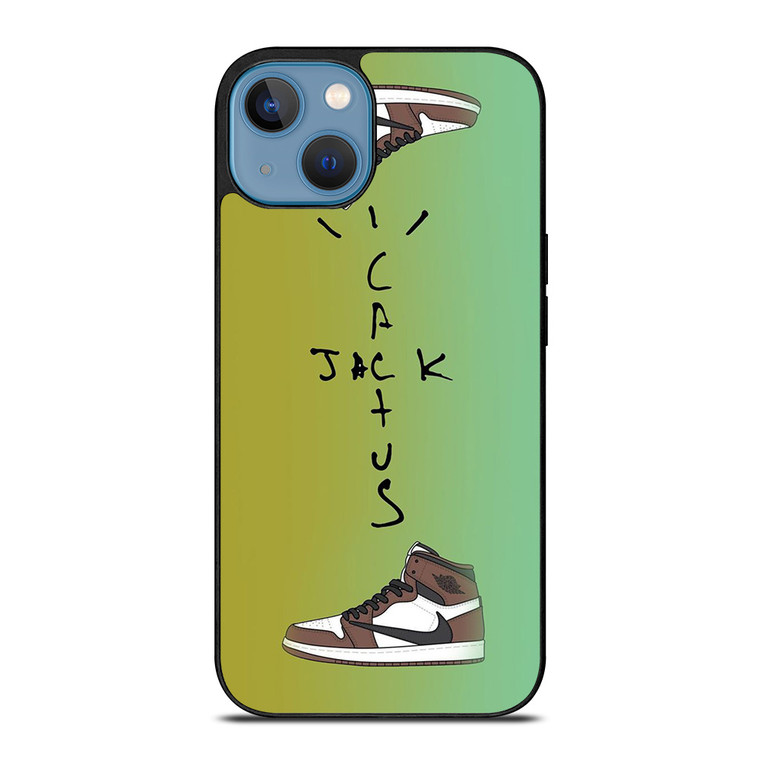 AIR JORDAN X TRAVIS SCOTT CACTUS JACK iPhone 13 Case Cover AIR JORDAN X TRAVIS SCOTT CACTUS JACK iPhone 13 Case Cover