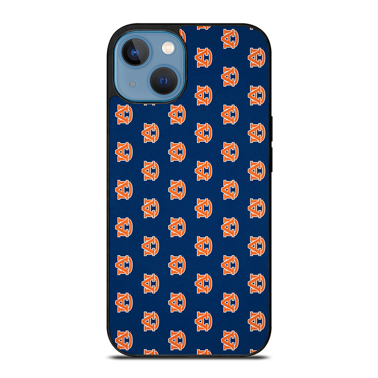 AUBURN TIGERS FOOTBALL LOGO COLLAGE iPhone 13 Case Cover
