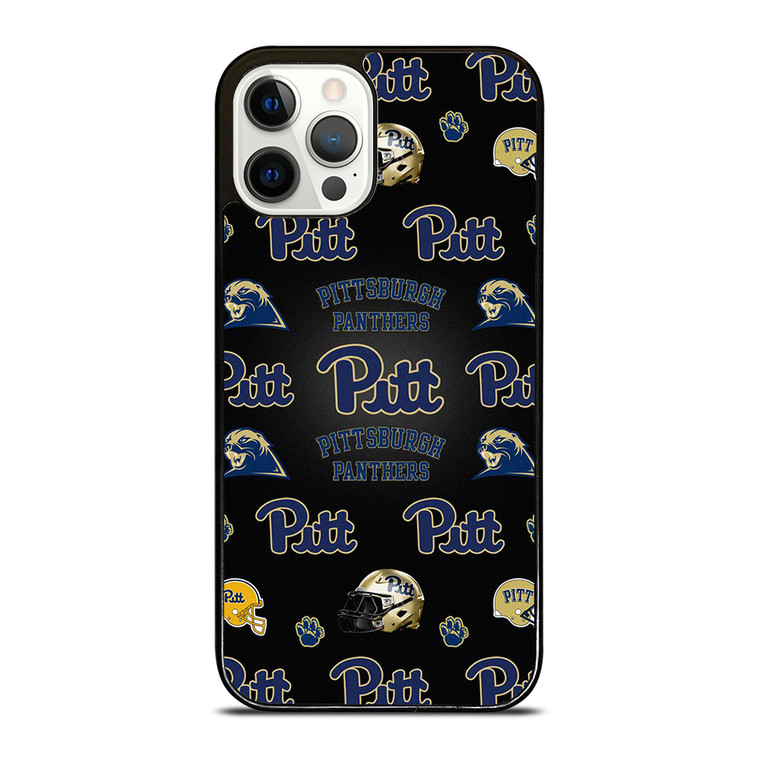 PITTSBURGH PANTHER LOGO PATTERN  iPhone 12 Pro Case Cover