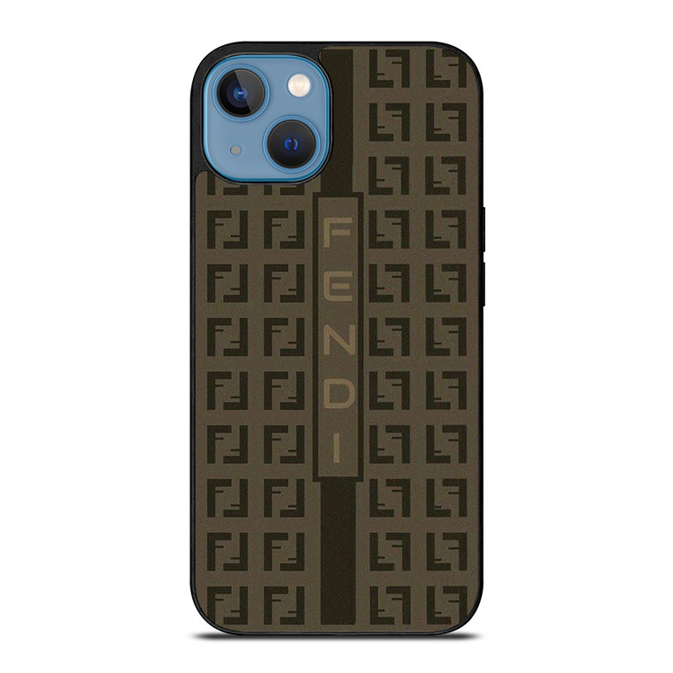 FENDI ROMA STRIPE LOGO iPhone 13 Case Cover