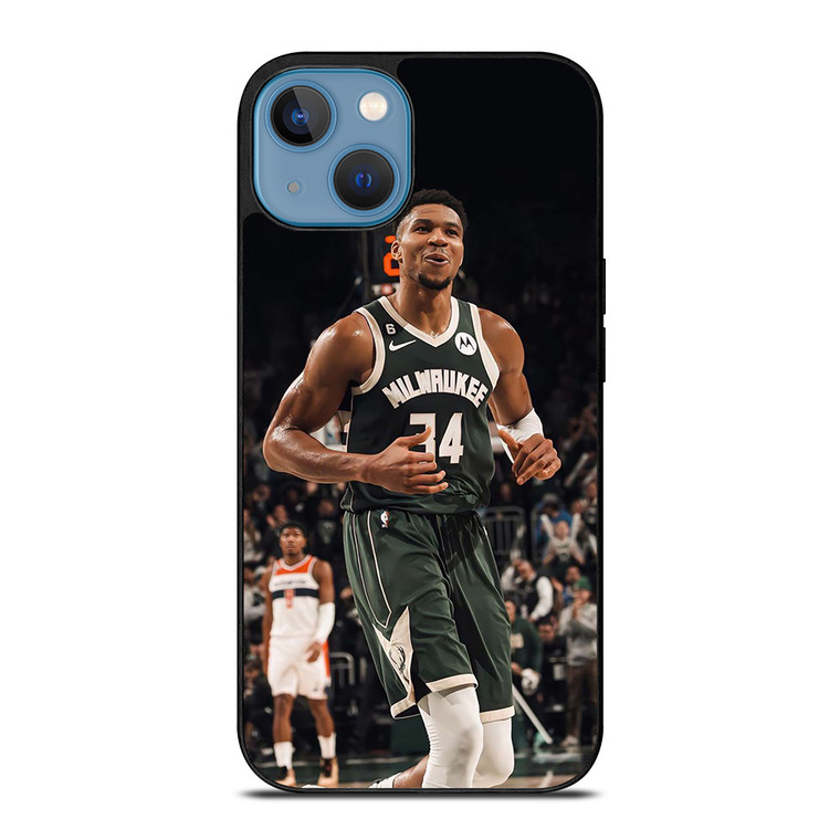GIANNIS ANTETOKOUNMPO MILWAUKEE BUCKS BASKET iPhone 13 Case Cover