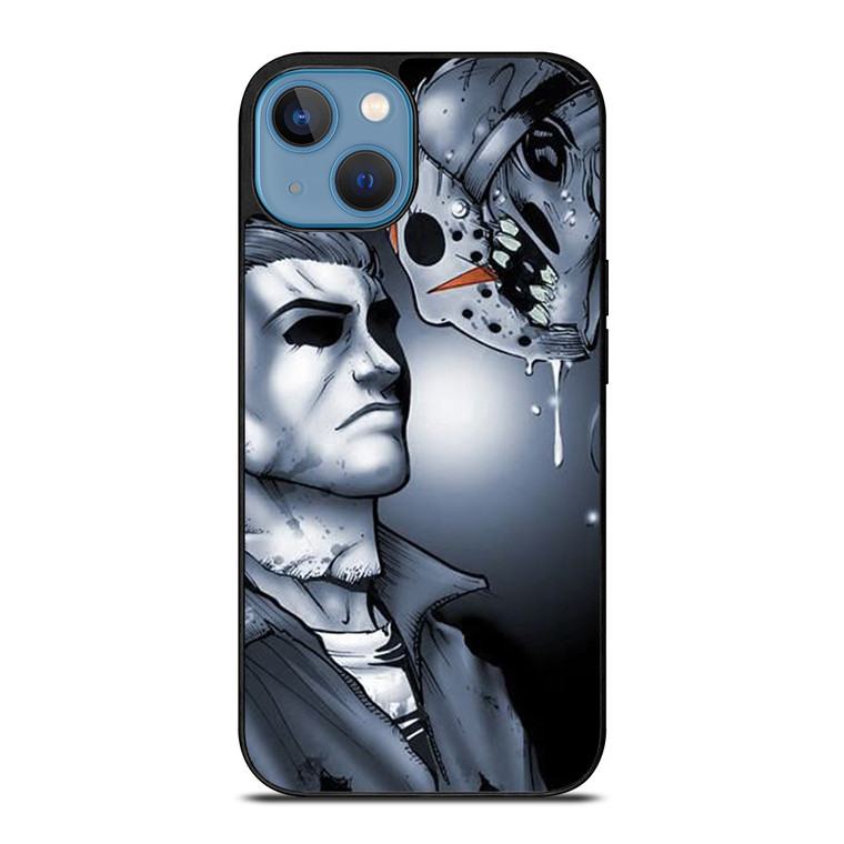 JASON VOORHEES VS MICHAEL MYER HALLOWEEN 2 iPhone 13 Case Cover