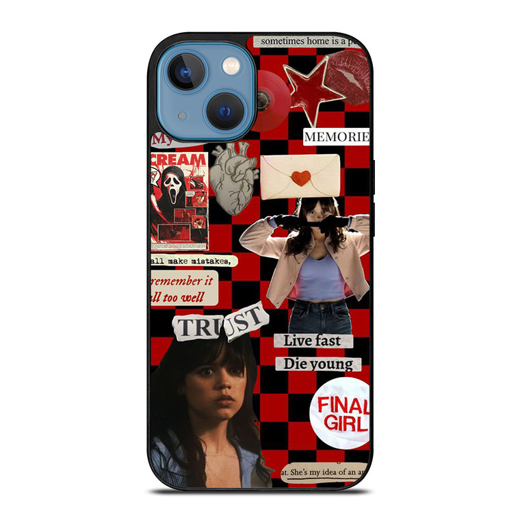 JENNA ORTEGA TARA CARPENTER SCREAM VI COLLAGE iPhone 13 Case Cover