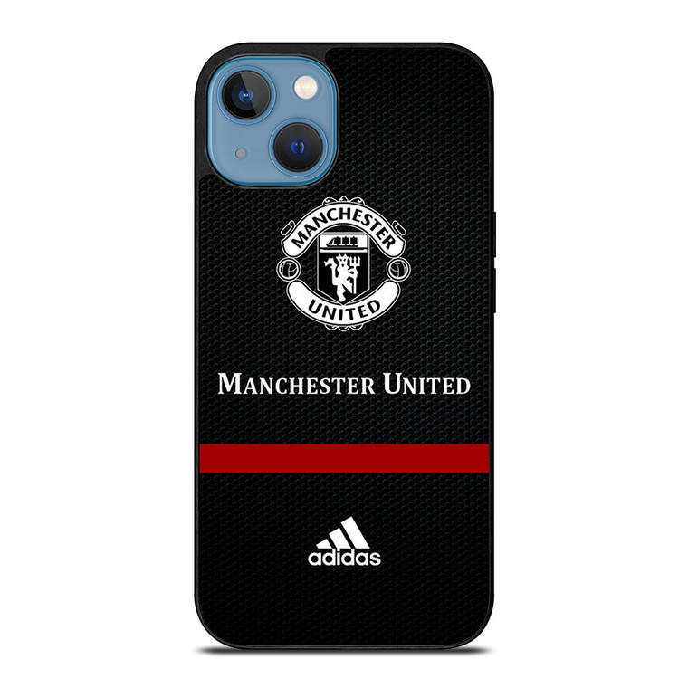 MANCHESTER UNITED ADIDAS CARBON iPhone 13 Case Cover