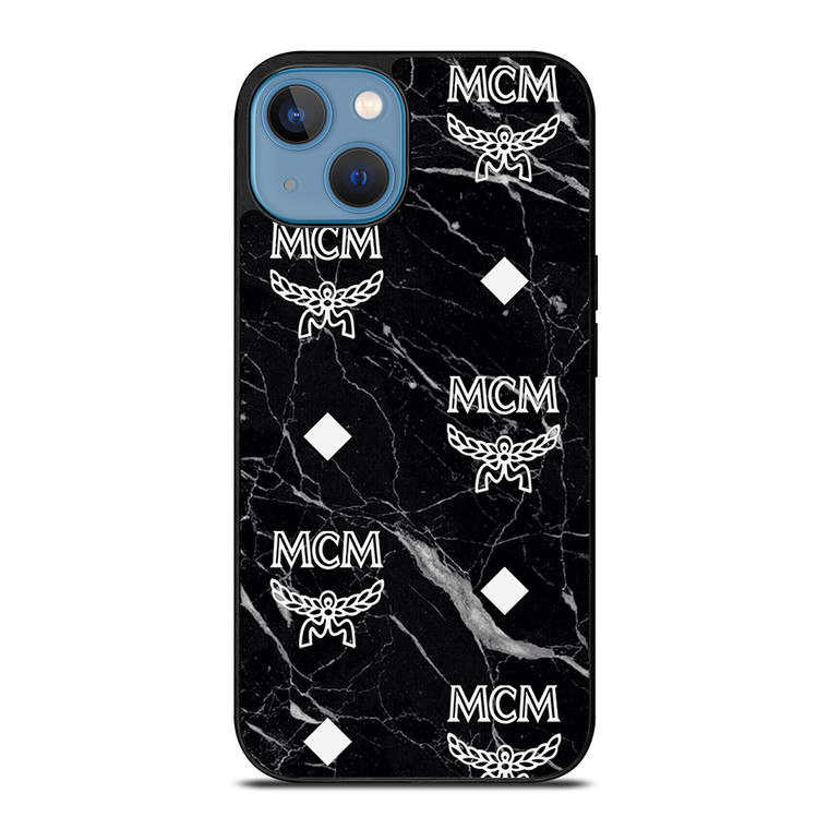 MCM WORLDWIDE MARBLE TEXTURE iPhone 13 Case Cover