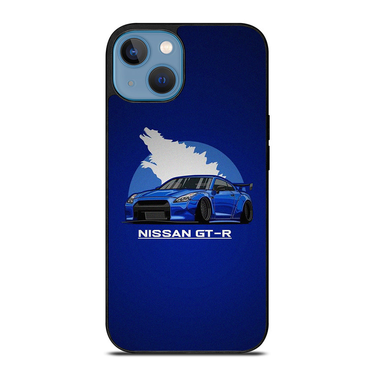 NISSAN GTR CODZILLA CARTOON iPhone 13 Case Cover