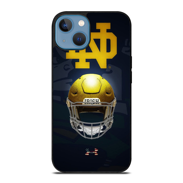 NOTRE DAME FIGHTING IRISH HELMET UNDER ARMOUR iPhone 13 Case Cover
