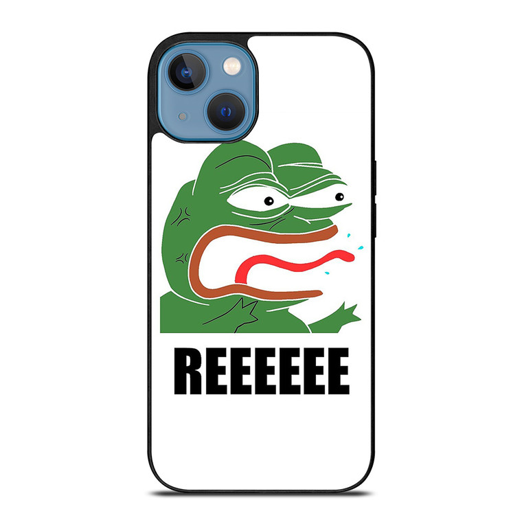 PEPE THE FROG REEEE CARTOON iPhone 13 Case Cover