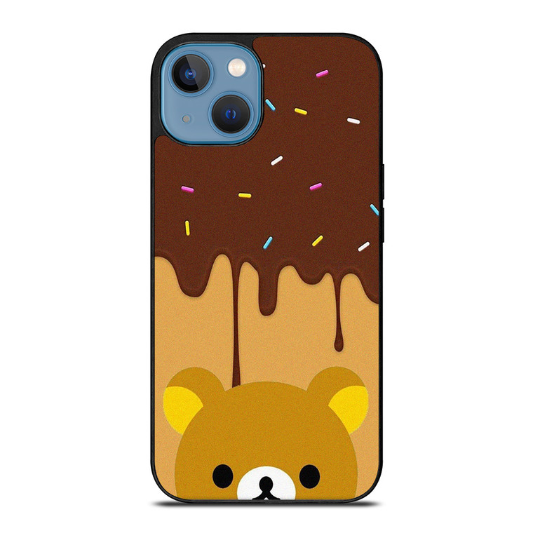 RILAKKUMA BEAR CUTE iPhone 13 Case Cover