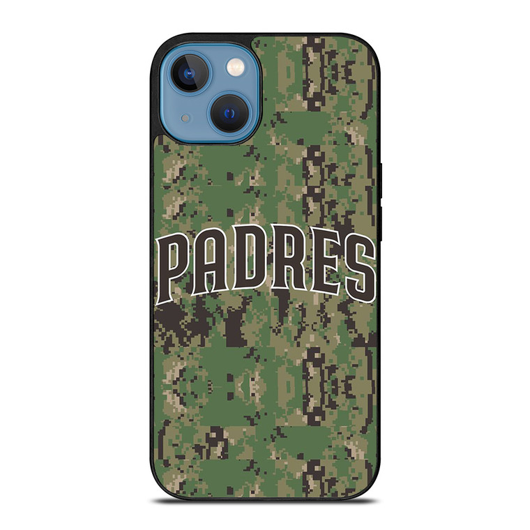 SAN DIEGO PADRES CAMO LOGO iPhone 13 Case Cover