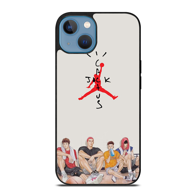 SLAM DUNK AIR JORDAN CACTUS JACK iPhone 13 Case Cover