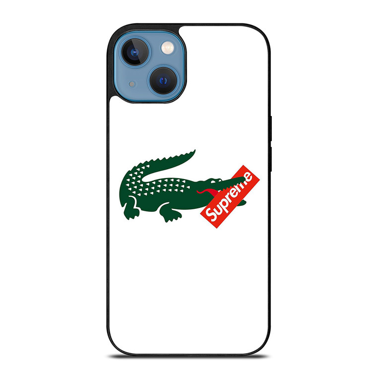 SUPREME LACOSTE COLLAB iPhone 13 Case Cover