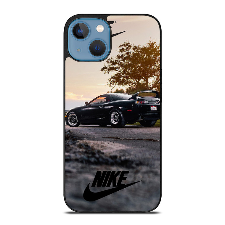 TOYOTA SUPRA BLACK NIKE iPhone 13 Case Cover