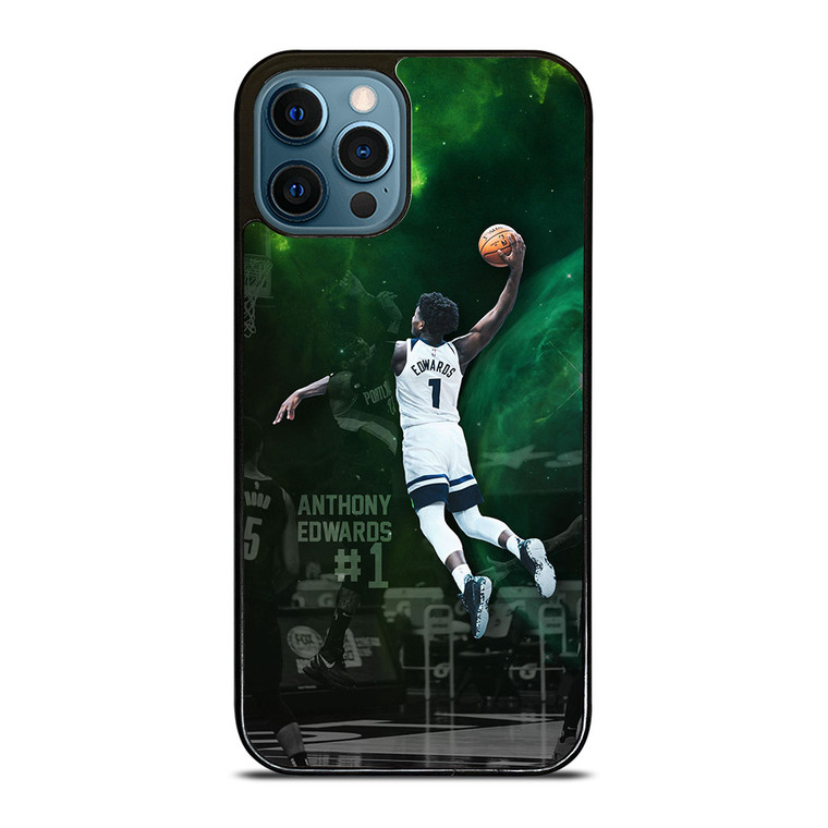 ANTHONY EDWARDS MINNESOTA TIMBERWOLVES NBA DUNK iPhone 12 Pro Max Case Cover