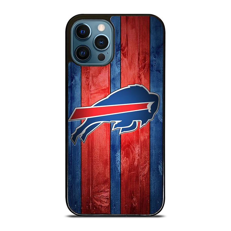 BUFFALO BILLS NFL WOOD LOGO iPhone 12 Pro Max Case Cover