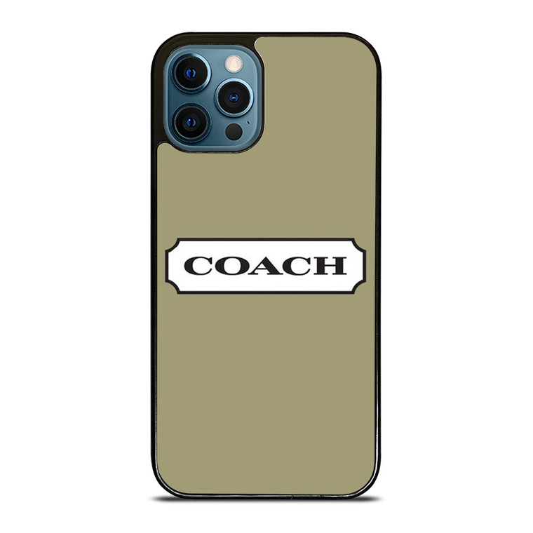COACH NEW YORK LABEL iPhone 12 Pro Max Case Cover