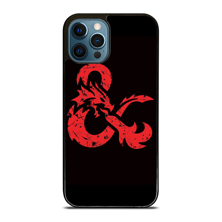 DUNGEONS AND DRAGONS LOGO BLACK iPhone 12 Pro Max Case Cover