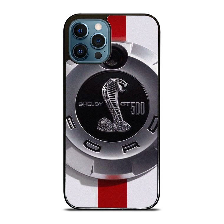 FORD MUSTANG SHELBY GT 500 STRIPE EMBLEM iPhone 12 Pro Max Case Cover