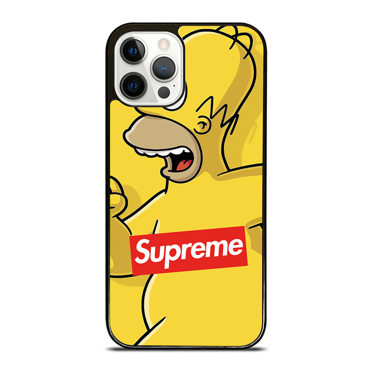 SUPREME HOMER SIMPSONS NUDE  iPhone 12 Pro Case Cover
