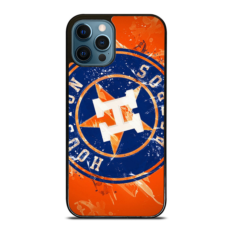 HOUSTON ASTROS BASEBALL BRUSHED SYMBOL iPhone 12 Pro Max Case Cover