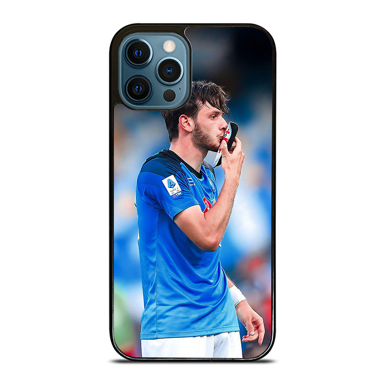 KHVICHA KVARATSKHELIA NAPOLI FC iPhone 12 Pro Max Case Cover