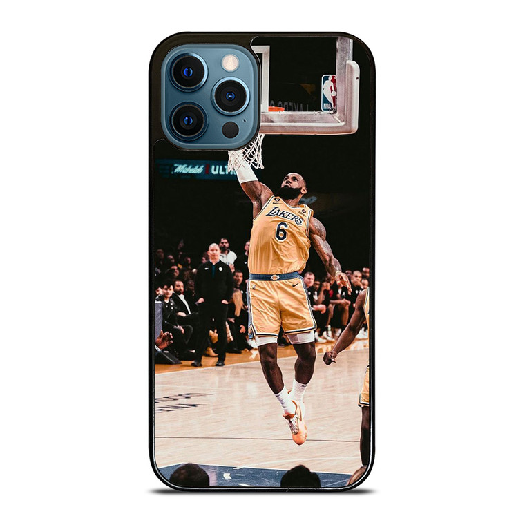 LEBRON JAMES 6 LA LAKERS DUNK iPhone 12 Pro Max Case Cover